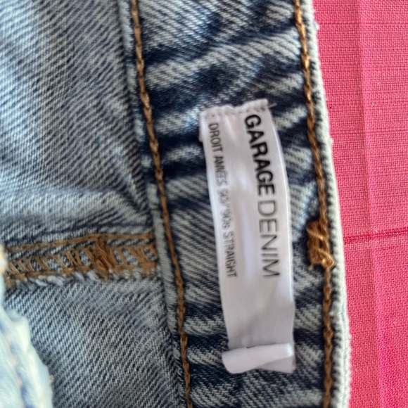 Garage Light Blue Ripped Relaxed Jeans - Picture 3 of 4